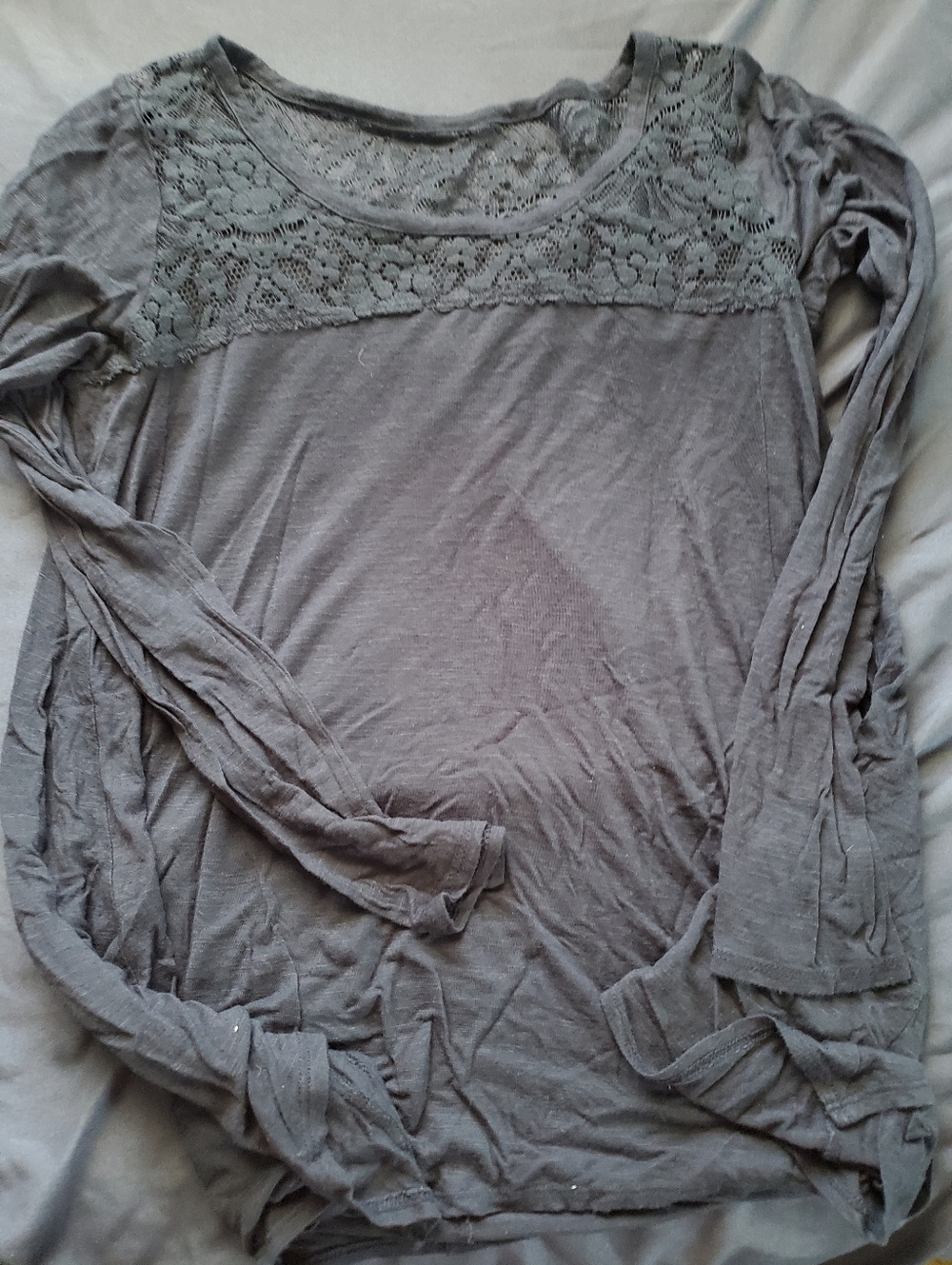 HOLLISTER Dark Blue Top, Size: Medium